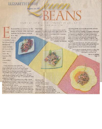 The Santa Fe New Mexican, October 13, 1999, 'Queen of Beans'