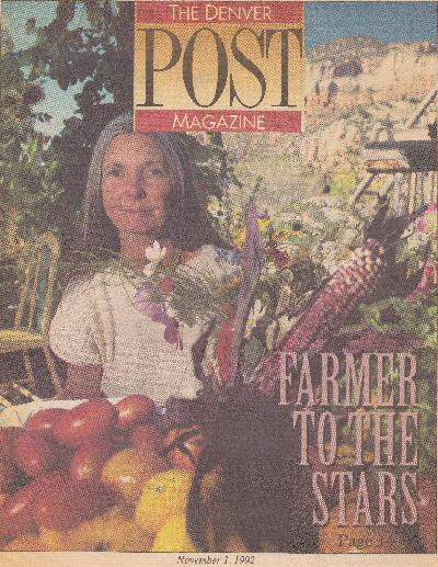 The Denver Post Magazine, November 1, 1992, 'Farmer to the Stars'