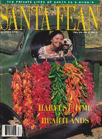 Santa Fean, October 1996, magazine cover.