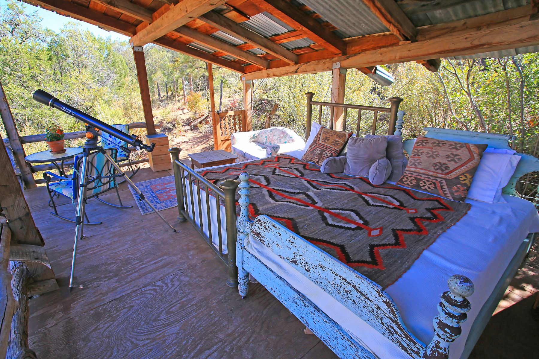 Gallina Canyon Casita Sleeping Deck
